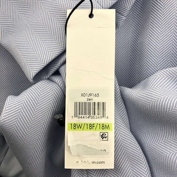 Calvin Klein Open Front Herringbone TopperJacket - Picture 7 of 9